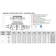 ACO Oleopator Oleopass well for oil product separator D400 without spreading plate 890–1490mm