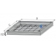 ACO TopTek AL In-depth inspection hatch, 500x500x72.5, B125
