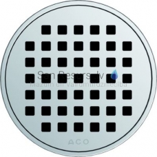 ACO EasyFlow Quadrato круглая решетки для душевого трапа