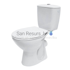CERSANIT PRESIDENT 10 toilet (horizontal connection) with toilet seat
