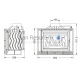 INVICTA cast iron stove-fireplace Minos 700 14kW