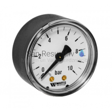 WATTS horizontal axial manometer Dn63 0-10 bar ¼”