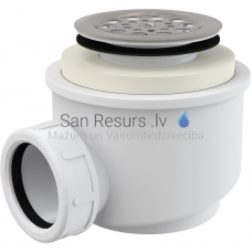 Alcaplast Shower waste and trap with stainless steel grid H=79 A46-50