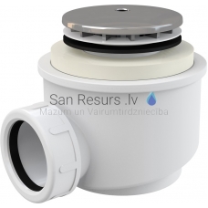 Alcaplast Shower waste and trap, chrome H=79