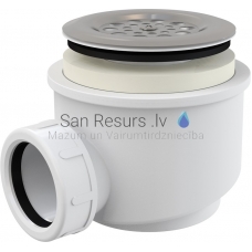 Alcaplast Shower waste and trap with stainless steel grid H=79 A46-60