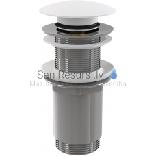 Alcaplast Wash-basin click/clack waste DN=32 big white plug, hrom A395B
