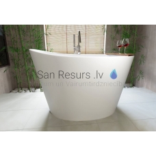 AQUATICA laisvai stovinti vonia TRUE OFURO 131x92 (balta)