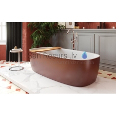 AQUATICA laisvai stovinti vonia COLETTA 180x90 (Oxide Red-White)