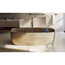 AQUATICA free standing bathtub COLETTA 180x90 (Sandstone Textures)