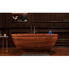 AQUATICA free standing bathtub KAROLINA 2 180x95 (Wooden)