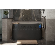 AQUATICA free standing bathtub SOPHIA 145x88 (black)