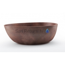 AQUATICA laisvai stovinti vonia SPOON 2 168.5x89.7 (Bronze)