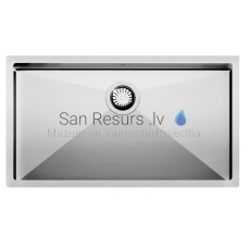 Aquasanita stainless steel kitchen sink ENNA 800 79x45 cm