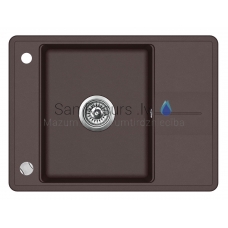 Aquasanita stone mass kitchen sink BELLA 700 Cerrus 67x50 cm