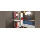 Aqua Rodos Premium  95 (R) Mirror cabinet (red)  