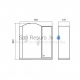 Aqua Rodos Classic  60 (R) Mirror cabinet (nut)  