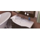 Aqua Rodos Classic 100 Mirror with shelf (nut)  
