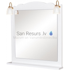 Aqua Rodos mirror Classic New 80cm with lightning