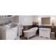 Aqua Rodos Classic  80 Spogulis ar plauktu (balts)  