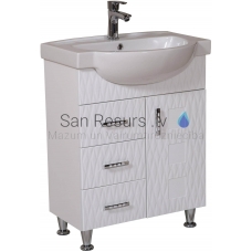 Aqua Rodos cabinet Asoļ with sink NOVA, 65cm