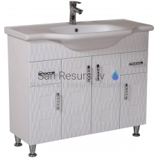 Aqua Rodos cabinet Asoļ with sink NOVA, 100cm