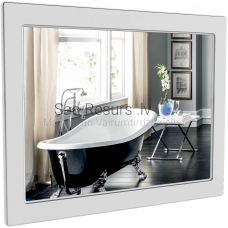 Aqua Rodos mirror Beatriche 100 (white / chrome)