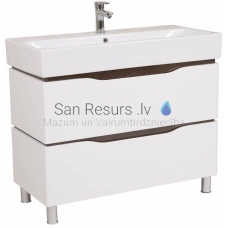 Aqua Rodos Venēcija 100 cabinet with sink (venge) 
