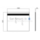 Aqua Rodos mirror ELIT 100 with LED