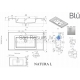 BLU stone mass sink NATURA L 900x460