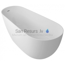 BLU stone mass bathtub SOLE 1700 with overflow