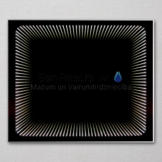 BLU зеркало с LED GALASSIA 490x490