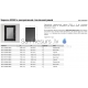 BLU mirror EDEN with decorative glass frame 800x900 (black)