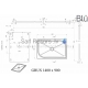 BLU душевой поддон из каменной массы GRUS Rect 1400x900x30
