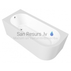 BLU acrylic rectangular bathtub ANGOLO 1700x725 L/R