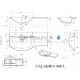 BLU stone mass sink CALABRIA  900x435