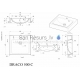 BLU stone mass sink DRACO  500x470