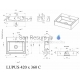 BLU stone mass sink LUPUS  420x360