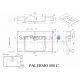 BLU stone mass sink PALERMO II 800x460