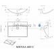 BLU stone mass sink MENSA  600x460