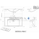 BLU stone mass sink MENSA  900x460