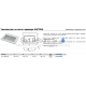 BLU stone mass sink ANCONA 600x450