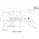 BLU stone mass sink LYRA 1200x500
