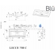 BLU stone mass sink LECCE 700x350