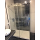 Baltijos Brasta shower door GABIJA dark gray or brown 200x140