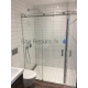Baltijos Brasta shower door GABIJA dark gray or brown 200x140