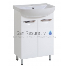 AQUALINE шкафчик PREMIUM PLUS с раковиной ARTECO 55