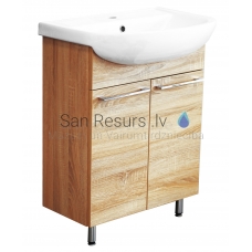 AQUALINE шкафчик PREMIUM с раковиной ARTECO 60