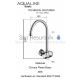 AQUALINE кухонный смеситель GLOBE