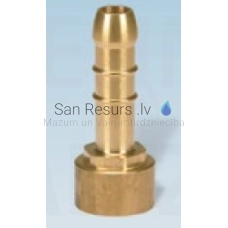 Латунная муфта для газового шланга F DN15 (1/2”xØ13)