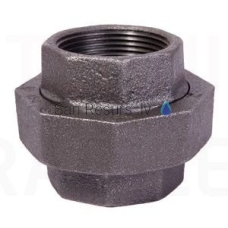 Cast iron connection with screw (black) FF DN15 (1/2”)